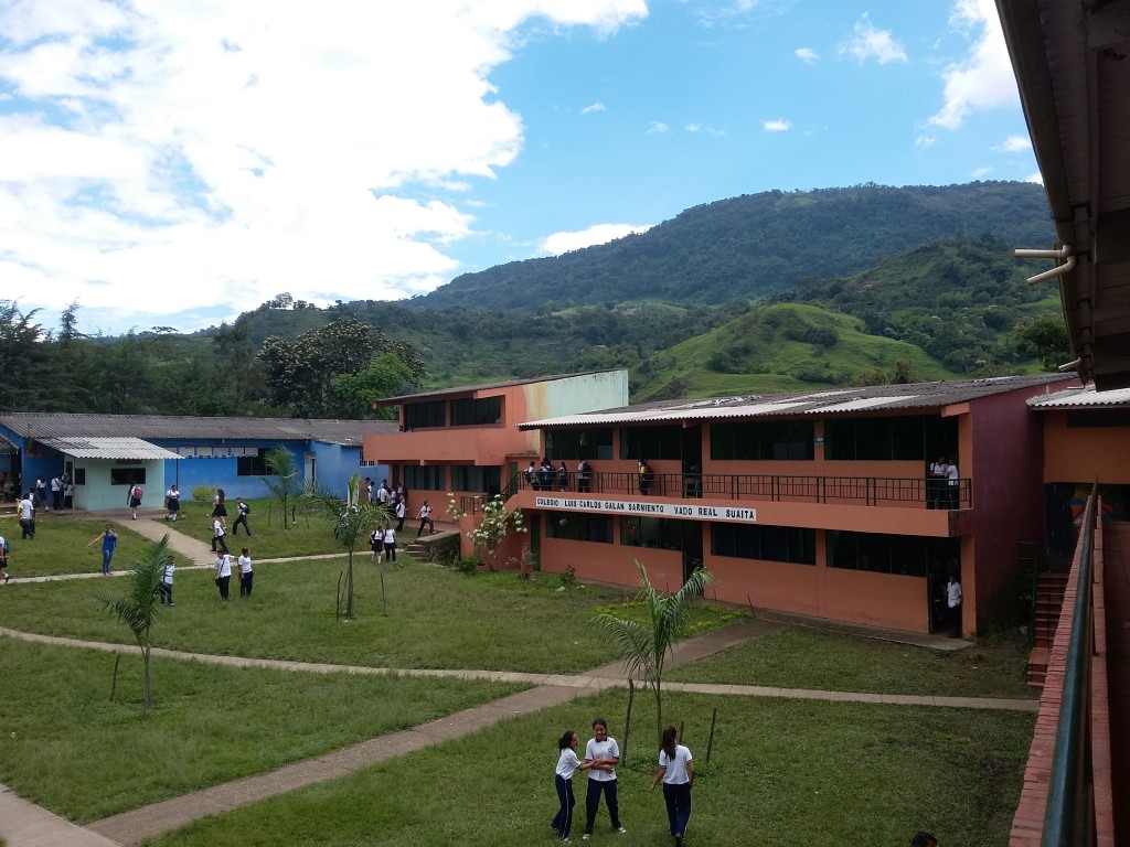 Instalaciones del Colegio Luis Carlos Galán Sarmiento en Suaita.